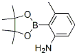 Benzenamine, 3-methyl-2-(4,4,5,5-tetramethyl-1,3,2-dioxaborolan-2-yl)-Structure,631909-35-8Structure Benzenamine, 3-methyl-2-(4,4,5,5-tetramethyl-1,3,2-dioxaborolan-2-yl)- Structure,631909-35-8Structure