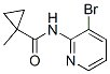 (9ci)-n-(3-溴-2-吡啶)-1-甲基-環(huán)丙烷羧酰胺結(jié)構(gòu)式_634202-30-5結(jié)構(gòu)式