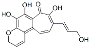5,6,8-三羥基-9-[(e)-3-羥基-1-丙烯基]環(huán)庚并[f][1]苯并吡喃-7(3h)-酮結(jié)構(gòu)式_63521-58-4結(jié)構(gòu)式