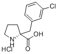 (R)-alpha-(3-chlorobenzyl)-proline-hclStructure,637020-80-5Structure (R)-alpha-(3-chlorobenzyl)-proline-hcl Structure,637020-80-5Structure