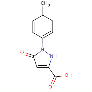1H-pyrazole-3-carboxylic acid,4,5-dihydro-1-(4-methylphenyl)-5-oxo-Structure,64123-68-8Structure 1H-pyrazole-3-carboxylic acid,4,5-dihydro-1-(4-methylphenyl)-5-oxo- Structure,64123-68-8Structure