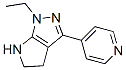 (9CI)-1-乙基-1,4,5,6-四氫-3-(4-吡啶)-吡咯并[2,3-c]吡唑結構式_641584-75-0結構式