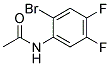 N-(2-溴-4,5-二氟苯基)乙酰胺結(jié)構(gòu)式_64695-81-4結(jié)構(gòu)式