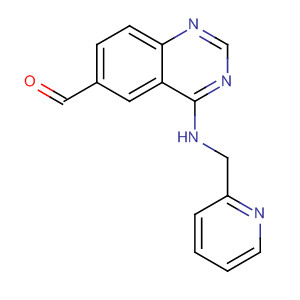 4-(吡啶-2-甲基氨基)喹唑啉-6-甲醛結(jié)構(gòu)式_648449-13-2結(jié)構(gòu)式