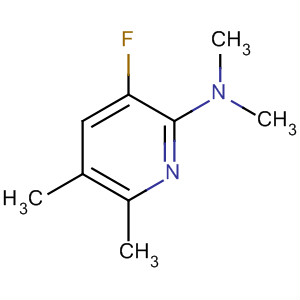 (9ci)-3-氟-n,n,5,6-四甲基-2-吡啶胺結(jié)構(gòu)式_648924-39-4結(jié)構(gòu)式