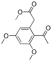 Benzeneacetic acid, 2-acetyl- 3,5-dimethoxy-, methyl esterStructure,6512-33-0Structure Benzeneacetic acid, 2-acetyl- 3,5-dimethoxy-, methyl ester Structure,6512-33-0Structure