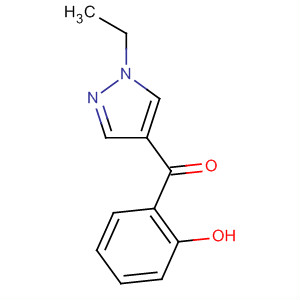 Methanone, (1-ethyl-1h-pyrazol-4-yl)(2-hydroxyphenyl)-(9ci)Structure,651727-57-0Structure Methanone, (1-ethyl-1h-pyrazol-4-yl)(2-hydroxyphenyl)-(9ci) Structure,651727-57-0Structure