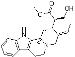 (aR,2R,3E,12bS)-3-亞乙基-1,2,3,4,6,7,12,12b-八氫-a-(羥基甲基)-吲哚并[2,3-a]喹嗪-2-乙酸甲酯結(jié)構(gòu)式_6519-27-3結(jié)構(gòu)式