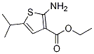 2-Amino-5-isopropyl-thiophene-3-carboxylic acid ethyl esterStructure,65416-85-5Structure 2-Amino-5-isopropyl-thiophene-3-carboxylic acid ethyl ester Structure,65416-85-5Structure