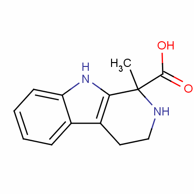 1-Methyl-2,3,4,9-tetrahydro-1H-beta-carboline-1-carboxylic acidStructure,6543-83-5Structure 1-Methyl-2,3,4,9-tetrahydro-1H-beta-carboline-1-carboxylic acid Structure,6543-83-5Structure