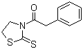 3-(2-苯乙?；?噻唑烷-2-硫酮結(jié)構(gòu)式_65439-58-9結(jié)構(gòu)式