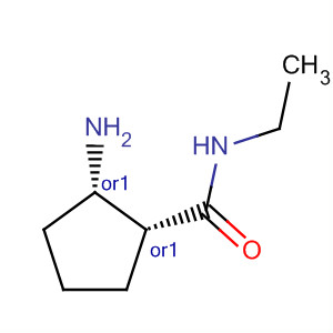 (1r,2s)-rel-(9ci)-2-氨基-n-乙基-環(huán)戊烷羧酰胺結(jié)構(gòu)式_659734-46-0結(jié)構(gòu)式