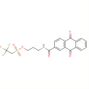 N-(3-trifluoroethanesulfonyloxypropyl)anthraquinone-2-carboxamideStructure,661461-84-3Structure N-(3-trifluoroethanesulfonyloxypropyl)anthraquinone-2-carboxamide Structure,661461-84-3Structure