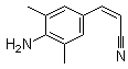(Z)-3-(4-氨基-3,5-二甲基苯基)丙烯腈結(jié)構(gòu)式_661489-22-1結(jié)構(gòu)式