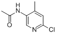 N-(6-氯-4-甲基-3-吡啶)乙酰胺結構式_6635-92-3結構式