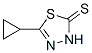 1,3,4-Thiadiazole-2(3h)-thione, 5-cyclopropyl-Structure,66464-83-3Structure 1,3,4-Thiadiazole-2(3h)-thione, 5-cyclopropyl- Structure,66464-83-3Structure