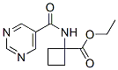 (9ci)-1-[(5-嘧啶羰基)氨基]-環(huán)丁烷羧酸乙酯結(jié)構(gòu)式_669066-15-3結(jié)構(gòu)式