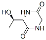 (3s)-(9ci)-3-[(1r)-1-羥基乙基]-2,5-哌嗪二酮結(jié)構(gòu)式_67106-24-5結(jié)構(gòu)式