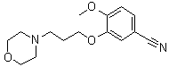 3-(3-Morpholinylpropoxy)-4-methoxybenzonitrileStructure,675126-28-0Structure 3-(3-Morpholinylpropoxy)-4-methoxybenzonitrile Structure,675126-28-0Structure