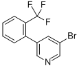 3-Bromo-5-(2-(trifluoromethyl)phenyl)pyridineStructure,675589-99-8Structure 3-Bromo-5-(2-(trifluoromethyl)phenyl)pyridine Structure,675589-99-8Structure