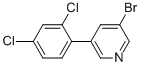 3-Bromo-5-(2,4-dichlorophenyl)pyridineStructure,675590-24-6Structure 3-Bromo-5-(2,4-dichlorophenyl)pyridine Structure,675590-24-6Structure