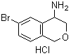 6-Bromo-3,4-dihydro-1h-2-benzopyran-4-amine hydrochlorideStructure,676134-73-9Structure 6-Bromo-3,4-dihydro-1h-2-benzopyran-4-amine hydrochloride Structure,676134-73-9Structure