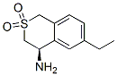 (4r)-(9ci)-6-乙基-3,4-二氫-1H-2-苯并硫代吡喃-4-胺,2,2-二氧化物結構式_676135-55-0結構式