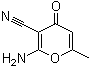 2-Amino-6-methyl-4-oxo-4h-pyran-3-carbonitrileStructure,67643-16-7Structure 2-Amino-6-methyl-4-oxo-4h-pyran-3-carbonitrile Structure,67643-16-7Structure