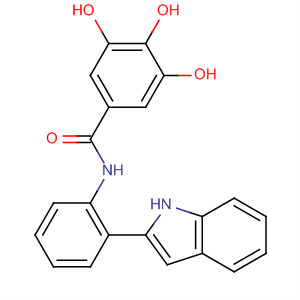 3,4,5-Trihydroxy-n-[2-(1h-indol-2-yl)-phenyl]-benzamide Structure,677297-27-7Structure