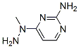 (9ci)-6-(1-甲基肼基)-2-嘧啶胺結(jié)構(gòu)式_67873-59-0結(jié)構(gòu)式