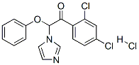 Ethanone, 1-(2,4-dichlorophenyl)-2-(1h-imidazol-1-yl)-2-phenoxy-, monohydrochloride (9ci)Structure,68042-36-4Structure Ethanone, 1-(2,4-dichlorophenyl)-2-(1h-imidazol-1-yl)-2-phenoxy-, monohydrochloride (9ci) Structure,68042-36-4Structure