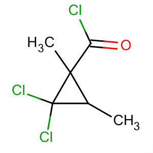 (9ci)-2,2-二氯-1,3-二甲基-環(huán)丙烷羰酰氯結(jié)構(gòu)式_68077-53-2結(jié)構(gòu)式