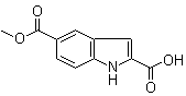 5-(Methoxycarbonyl)-1h-indole-2-carboxylic acidStructure,681288-76-6Structure 5-(Methoxycarbonyl)-1h-indole-2-carboxylic acid Structure,681288-76-6Structure