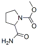 (9ci)-2-(氨基羰基)-1-吡咯烷羧酸甲酯結(jié)構(gòu)式_69209-70-7結(jié)構(gòu)式