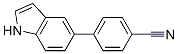 4-(1H-5-吲哚)-苯甲腈結(jié)構(gòu)式_694533-08-9結(jié)構(gòu)式