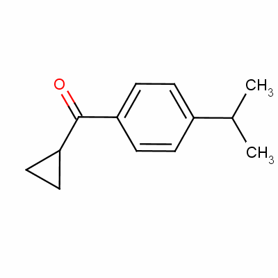 Cyclopropyl-(4-propan-2-ylphenyl)methanoneStructure,6952-91-6Structure Cyclopropyl-(4-propan-2-ylphenyl)methanone Structure,6952-91-6Structure