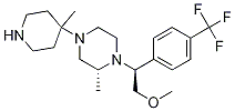 (S)-1-((r)-2-methoxy-1-(4-(trifluoromethyl)phenyl)ethyl)-2-methyl-4-(4-methylpiperidin-4-yl)piperazineStructure,696601-20-4Structure (S)-1-((r)-2-methoxy-1-(4-(trifluoromethyl)phenyl)ethyl)-2-methyl-4-(4-methylpiperidin-4-yl)piperazine Structure,696601-20-4Structure