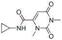 (9ci)-n-環(huán)丙基-1,2,3,6-四氫-1,3-二甲基-2,6-二氧代-4-嘧啶羧酰胺結構式_696614-92-3結構式