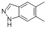 5,6-二甲基-1(h)吲唑結(jié)構式_700-99-2結(jié)構式