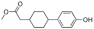 Cyclohexaneacetic acid, 4-(4-hydroxyphenyl)-, methyl ester, trans-Structure,701232-67-9Structure Cyclohexaneacetic acid, 4-(4-hydroxyphenyl)-, methyl ester, trans- Structure,701232-67-9Structure