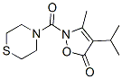 (9CI)-4-[[3-甲基-4-(1-甲基乙基)-5-氧代-2(5H)-異噁唑]羰基]-硫代嗎啉結(jié)構(gòu)式_706804-31-1結(jié)構(gòu)式
