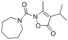 (9ci)-六氫-1-[[3-甲基-4-(1-甲基乙基)-5-氧代-2(5h)-異噁唑]羰基]-1H-氮雜卓結構式_706804-33-3結構式