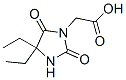(4,4-Diethyl-2,5-dioxoimidazolidin-1-yl)acetic acidStructure,714-71-6Structure (4,4-Diethyl-2,5-dioxoimidazolidin-1-yl)acetic acid Structure,714-71-6Structure