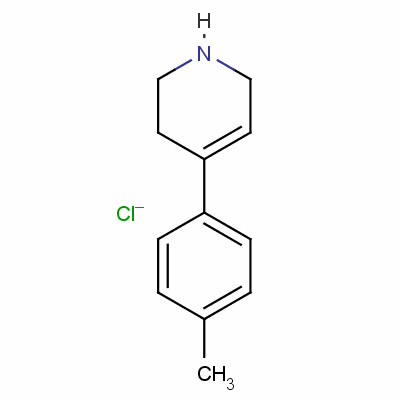 Pyridine,1,2,3,6-tetrahydro-4-(4-methylphenyl)-, hydrochloride (1:1)Structure,71965-06-5Structure Pyridine,1,2,3,6-tetrahydro-4-(4-methylphenyl)-, hydrochloride (1:1) Structure,71965-06-5Structure