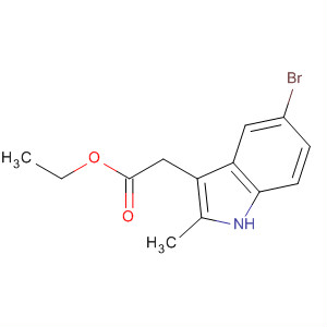 Ethyl 5-bromo-2-methyl-3-indoleacetateStructure,72016-68-3Structure Ethyl 5-bromo-2-methyl-3-indoleacetate Structure,72016-68-3Structure