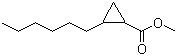 2-Hexylcyclopropanecarboxylic acid methyl esterStructure,72229-09-5Structure 2-Hexylcyclopropanecarboxylic acid methyl ester Structure,72229-09-5Structure