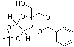 β-L-蘇-戊呋喃糖基-4-C-(羥基甲基)-1,2-O-(1-甲基乙烯基)-3-O-(苯基甲基)結(jié)構(gòu)式_72261-44-0結(jié)構(gòu)式