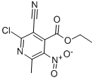 Ethyl2-chloro-3-cyano-6-methyl-5-nitroisonicotinateStructure,72701-63-4Structure Ethyl2-chloro-3-cyano-6-methyl-5-nitroisonicotinate Structure,72701-63-4Structure
