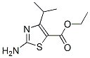 2-Amino-4-isopropyl-thiazole-5-carboxylic acid ethyl esterStructure,72850-76-1Structure 2-Amino-4-isopropyl-thiazole-5-carboxylic acid ethyl ester Structure,72850-76-1Structure
