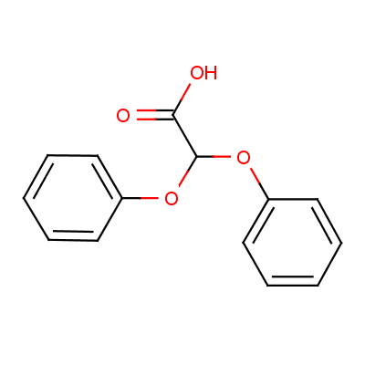 Acetic acid,2,2-diphenoxy-Structure,729-89-5Structure Acetic acid,2,2-diphenoxy- Structure,729-89-5Structure